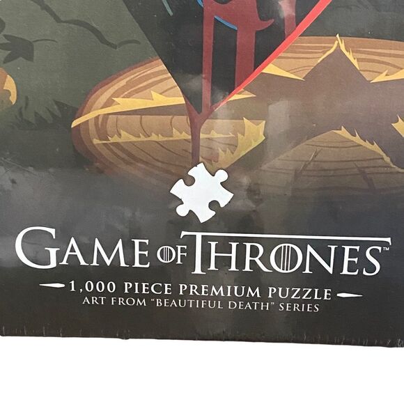 Game of Thrones 1000 Piece Jigsaw Puzzle Beautiful Death Collectable Sealed - Picture 4 of 7